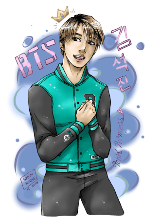 kim-seokjin-spainhorse-secretsanta-redes